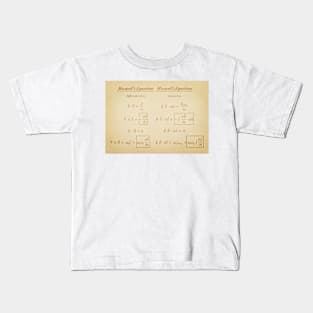 Maxwell's Equations Kids T-Shirt